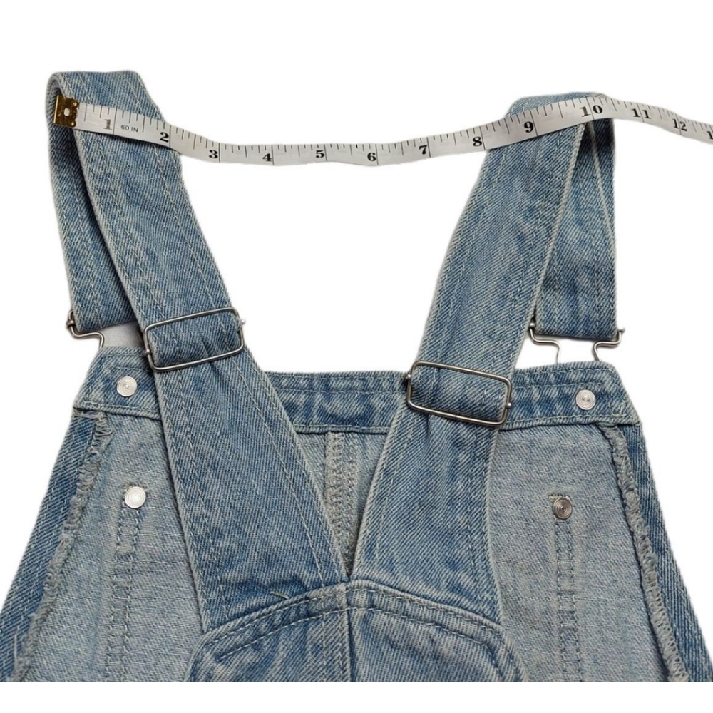 NWOT Abound Jean Short Overalls Size S - Picture 3 of 8